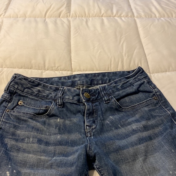 Express size 2 distressed crop jeans - Picture 3 of 5